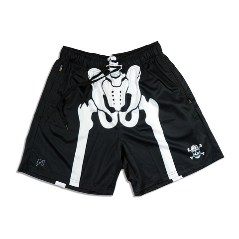 Bone Collector Video Game X-Ray Shorts Black
